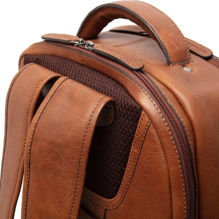 Leder Rucksack - The Chesterfield Brand Tokyo Cognac