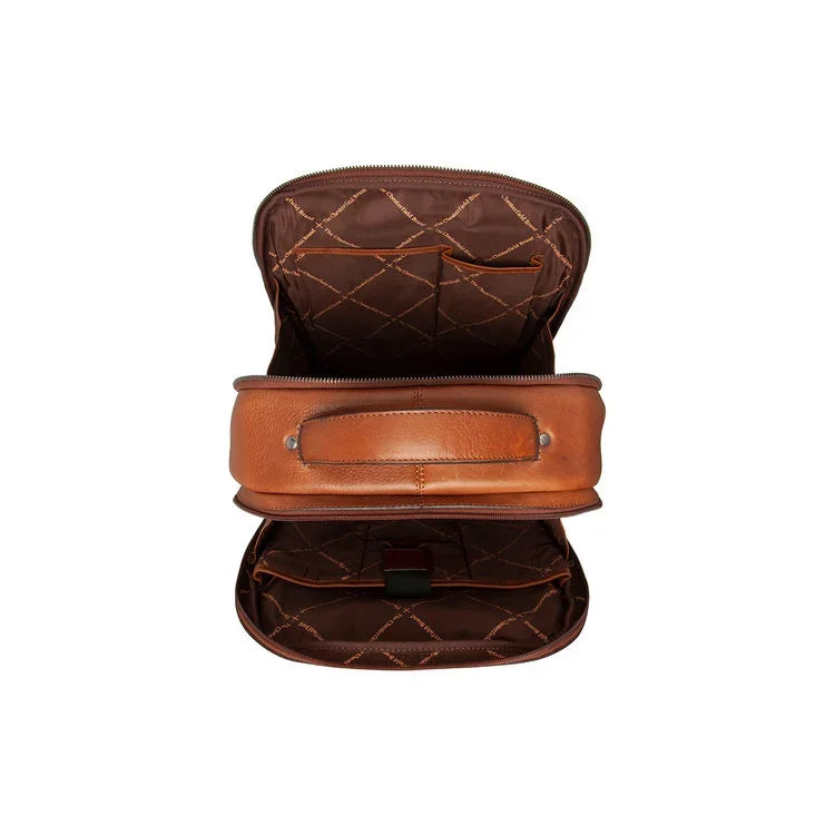 Leder Rucksack - The Chesterfield Brand Tokyo Cognac