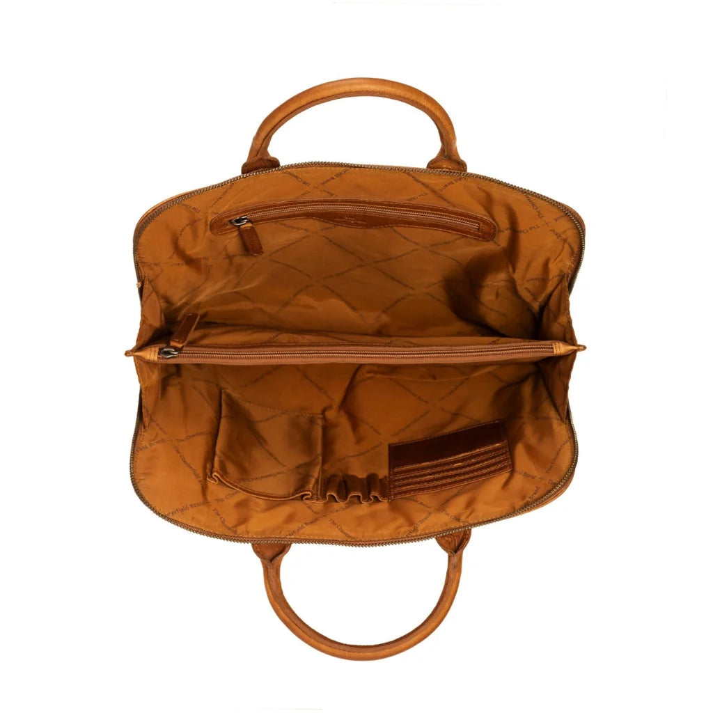 Lederne Laptoptasche - The Chesterfield Brand Harvey Cognac