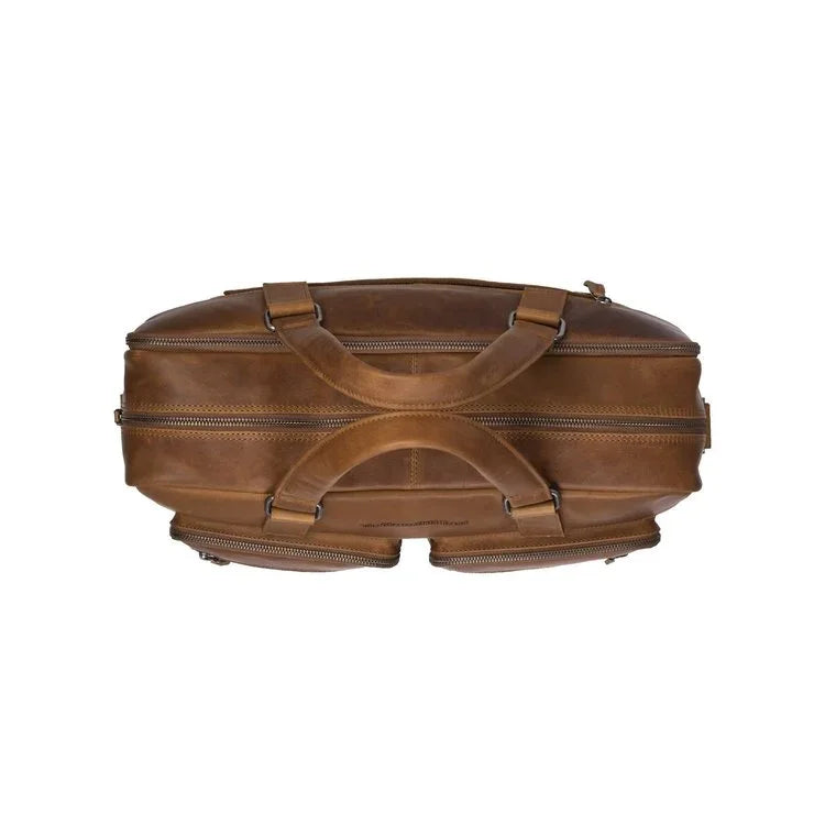Lederne Laptoptasche - The Chesterfield Brand Misha Cognac