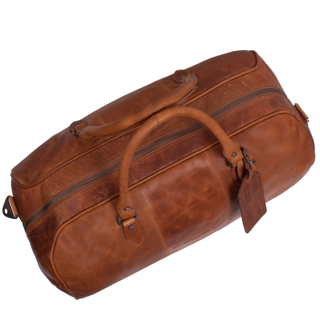 Leder-Wochenendtasche - The Chesterfield Brand Liam Cognac