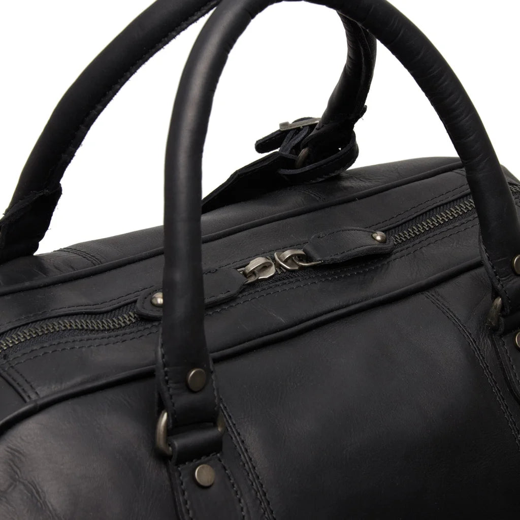 Lederner Reisetasche - The Chesterfield Brand Liam Schwarz