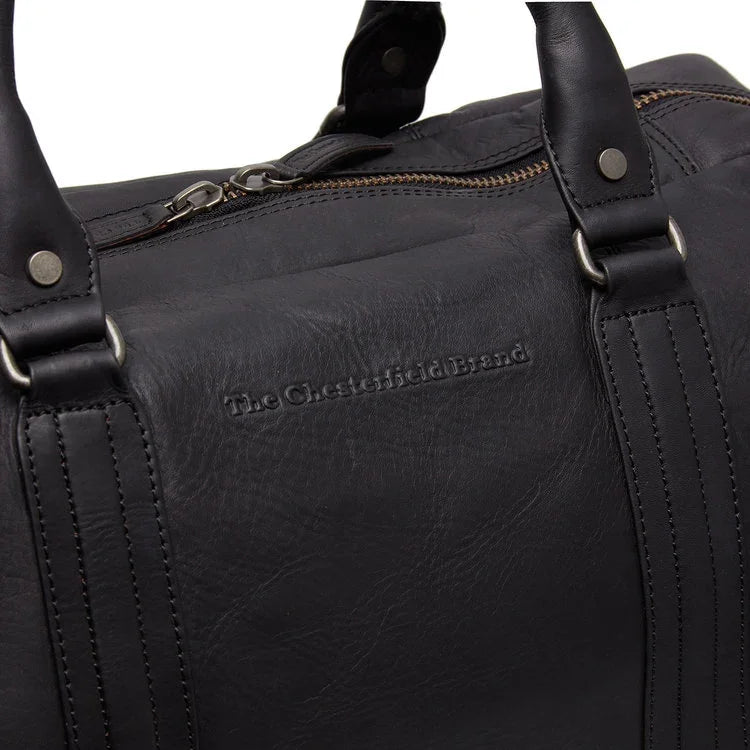 Lederner Reisetasche - The Chesterfield Brand Perth Schwarz