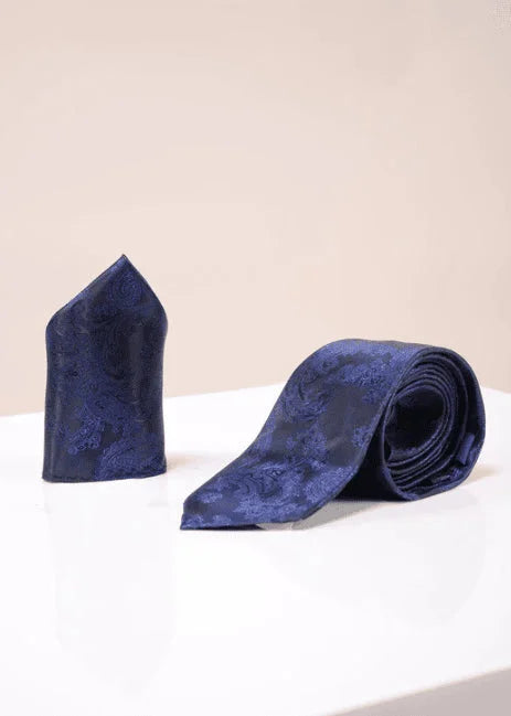 Marc Darcy Gentlemen’s Set marineblau Paisley