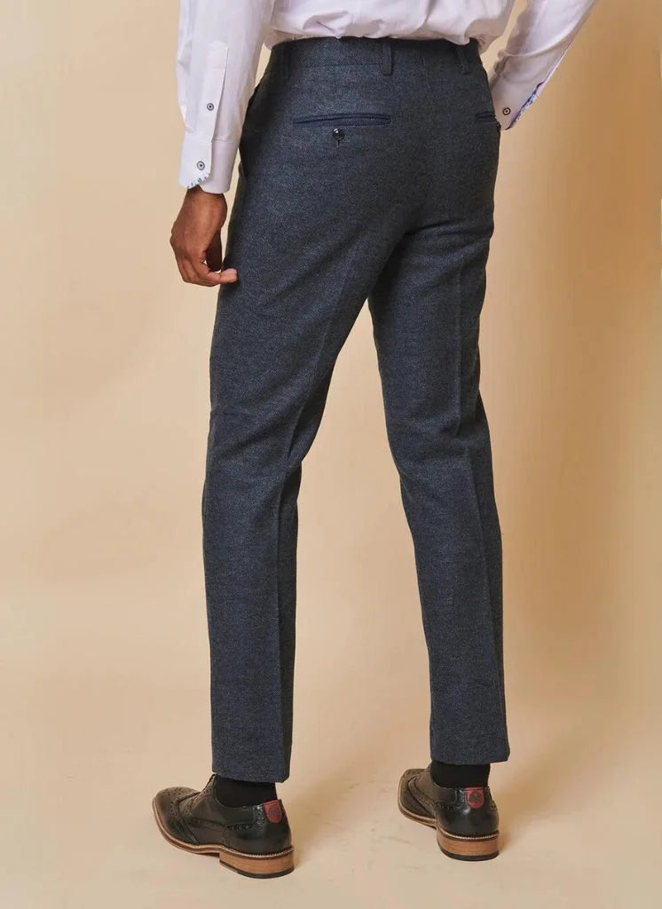 Marc Darcy - Hose Marlow Blau Tweed