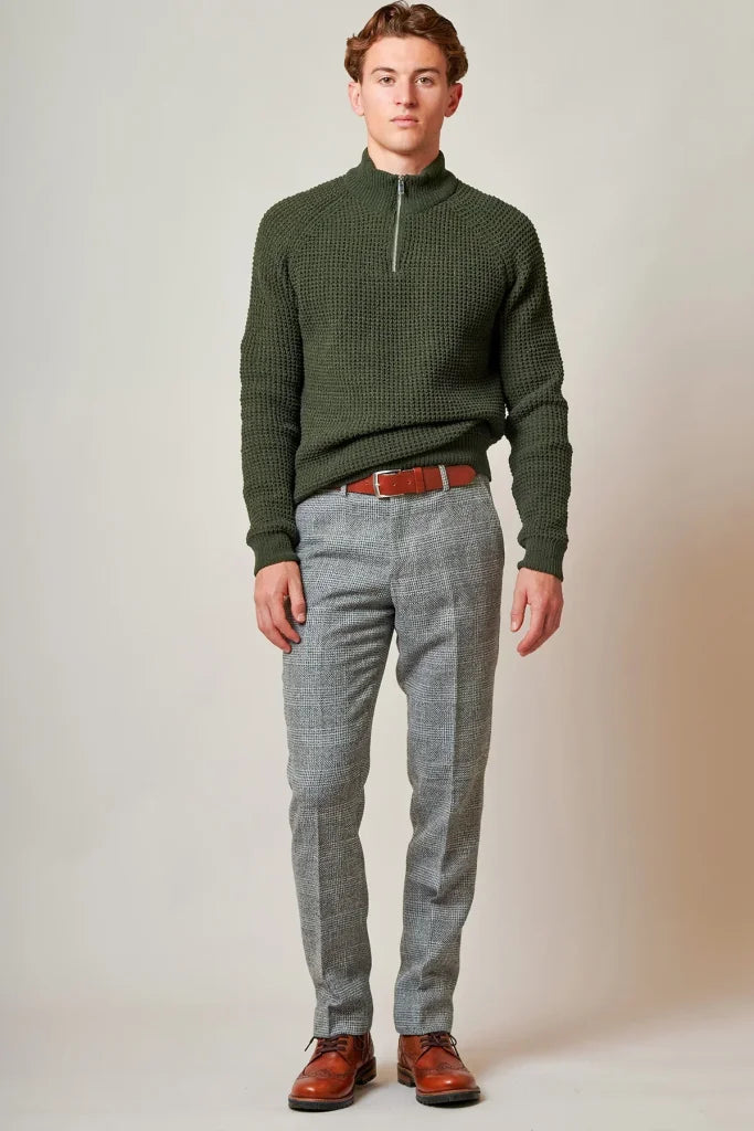 Marc Darcy – Hose Tweed Kris Silver Grey - Hose