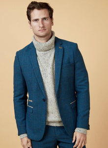 Marc Darcy - Marynarka Dion Blue Tweed