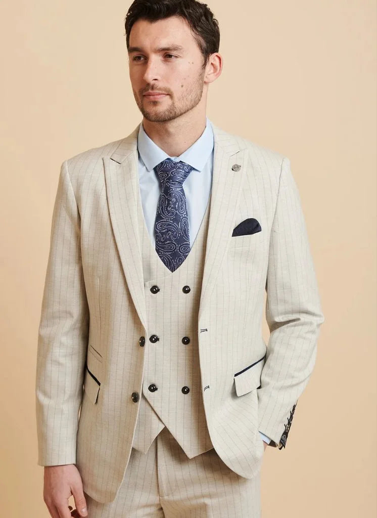 Marc Darcy - Sakko Grant Stone Pinstripe