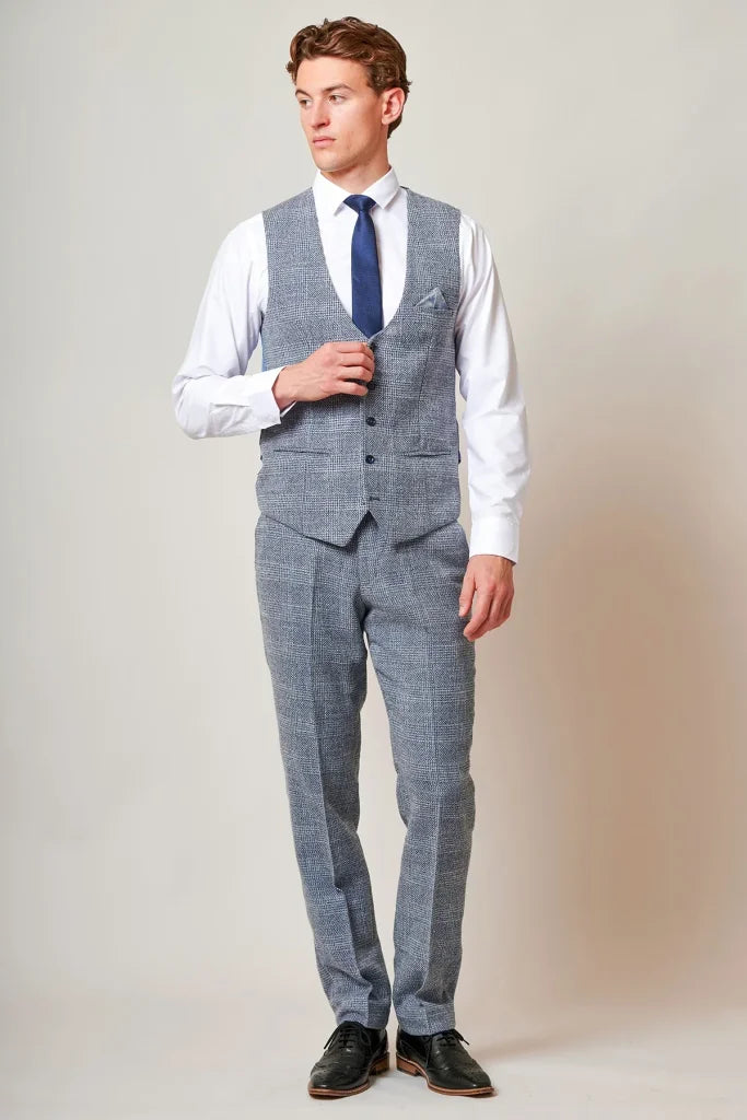 Marc Darcy – Weste Kris Sky Blue - Weste