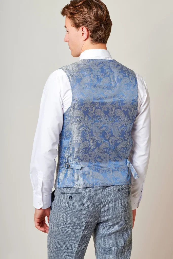 Marc Darcy – Weste Kris Sky Blue - Weste