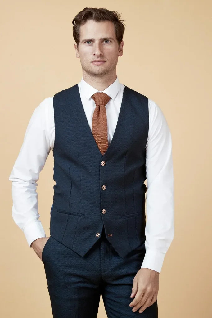 Marc Darcy – Weste Max Navy - Weste