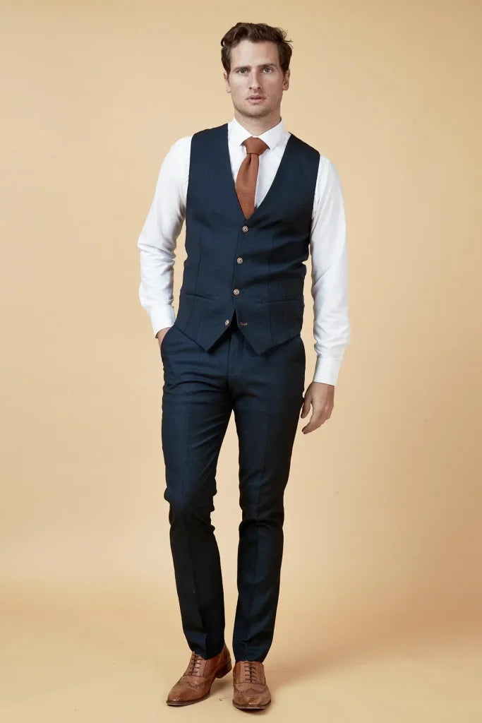 Marc Darcy – Weste Max Navy - Weste