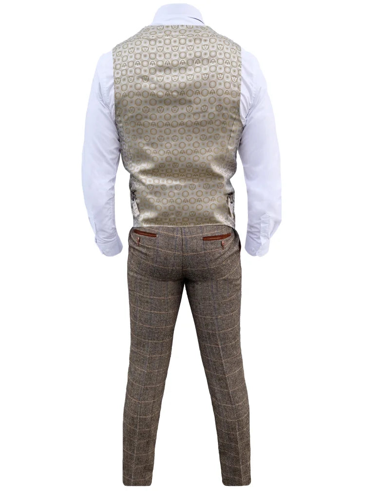 Mix and Match - 3 - teiliger Herrenanzug Herringbone