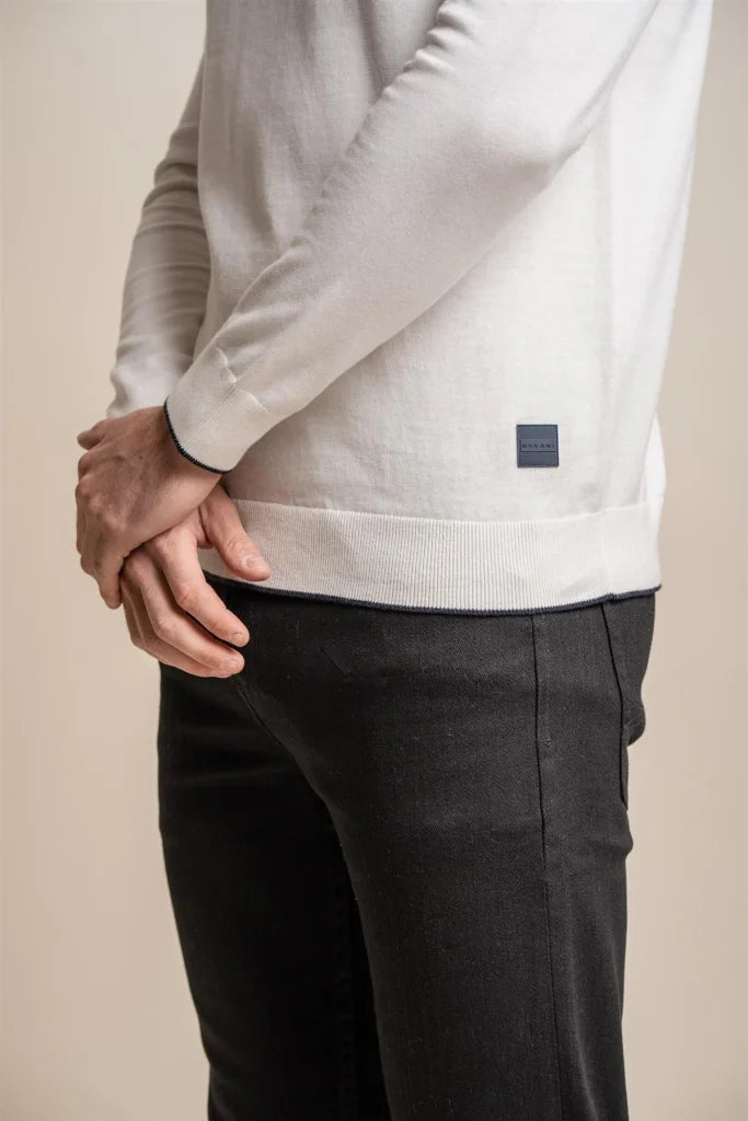Rio Navy - Rollkragenpullover für Herren - Cavani - coltrui