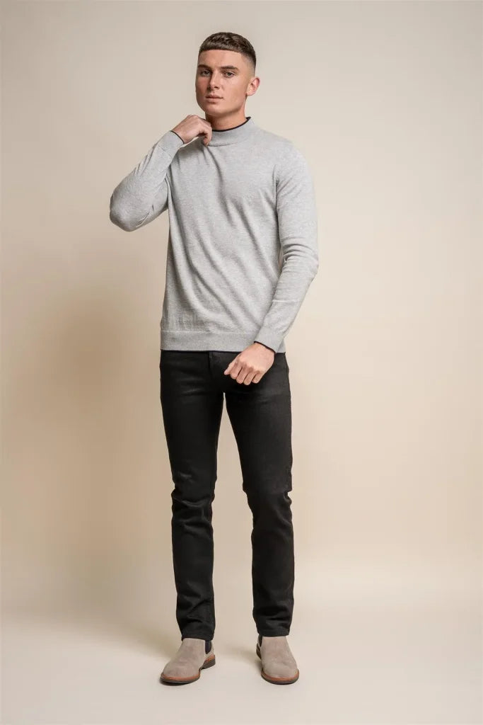 Rio Navy - Rollkragenpullover für Herren - Cavani - coltrui