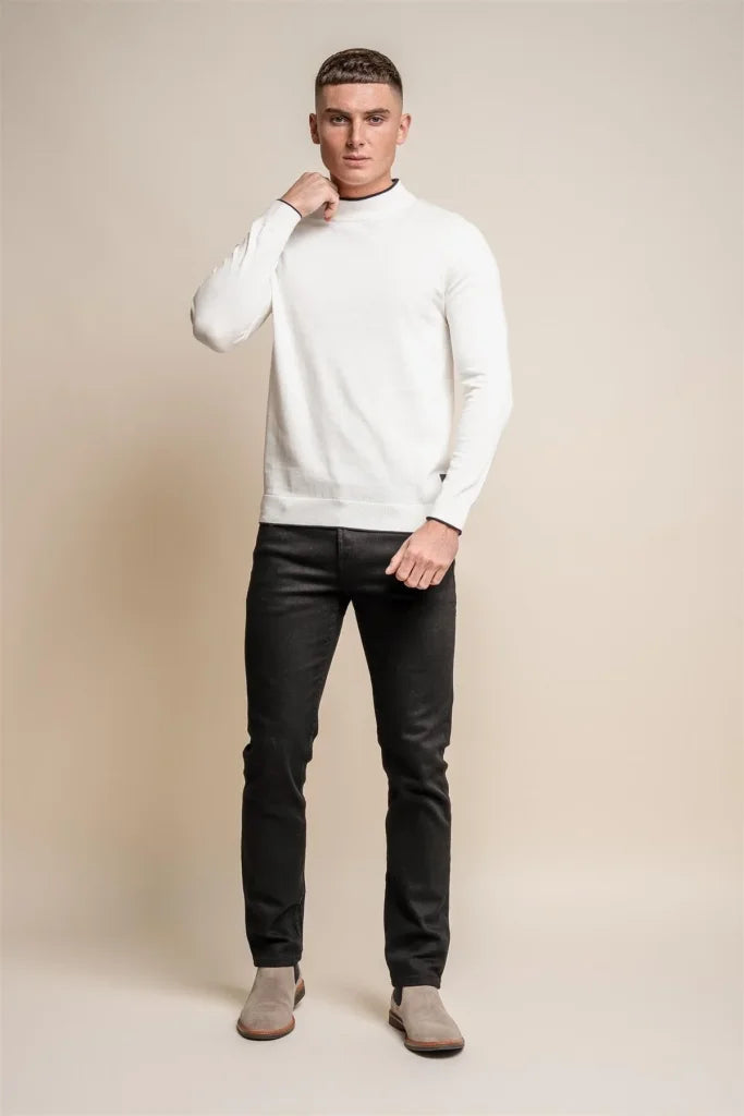 Rio Navy - Rollkragenpullover für Herren - Cavani - coltrui