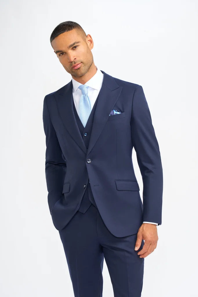 Zweiteiliger Herrenanzug – Cavani James Navy Super 130s